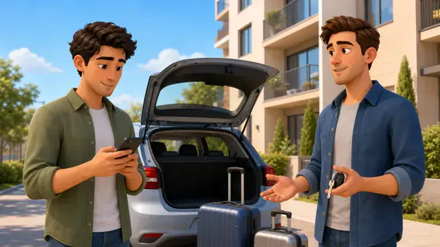 Andres and Pablo going to the airport