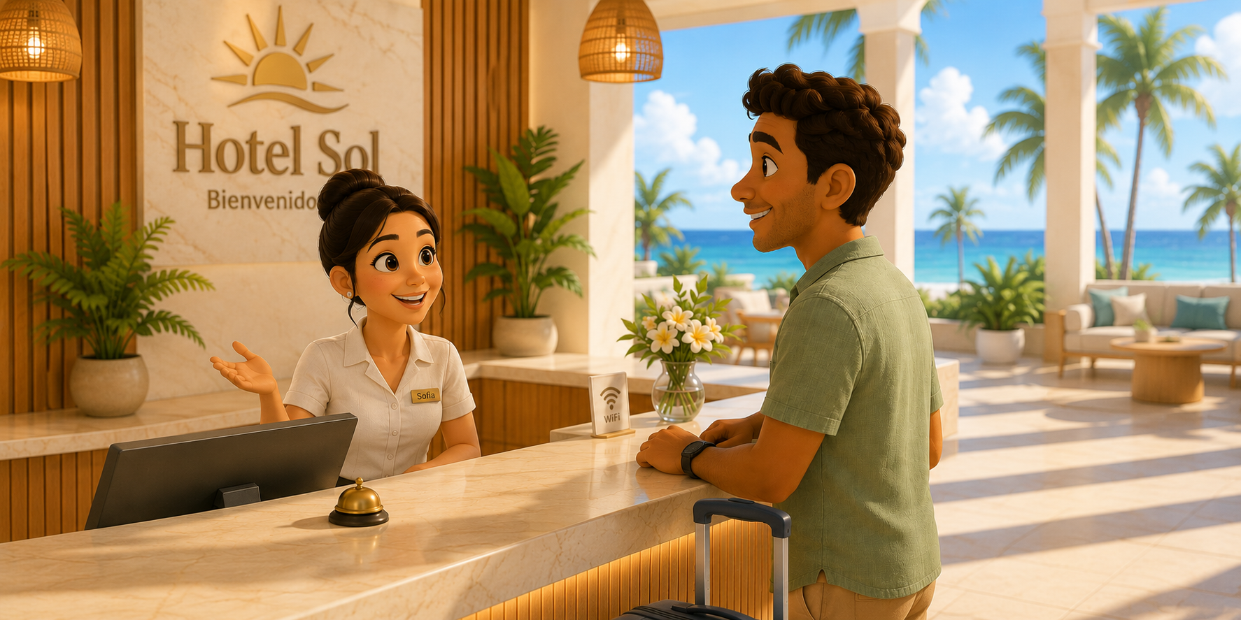 Hotel check-in | A1 Spanish Listening Practice